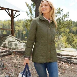 L.L. Bean Women's Olive Utility Jacket